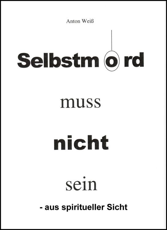 Produktbild: Selbstmord muss nicht sein -