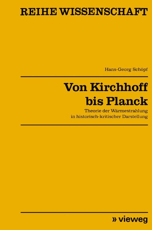 Produktbild: Von Kirchhoff bis Planck