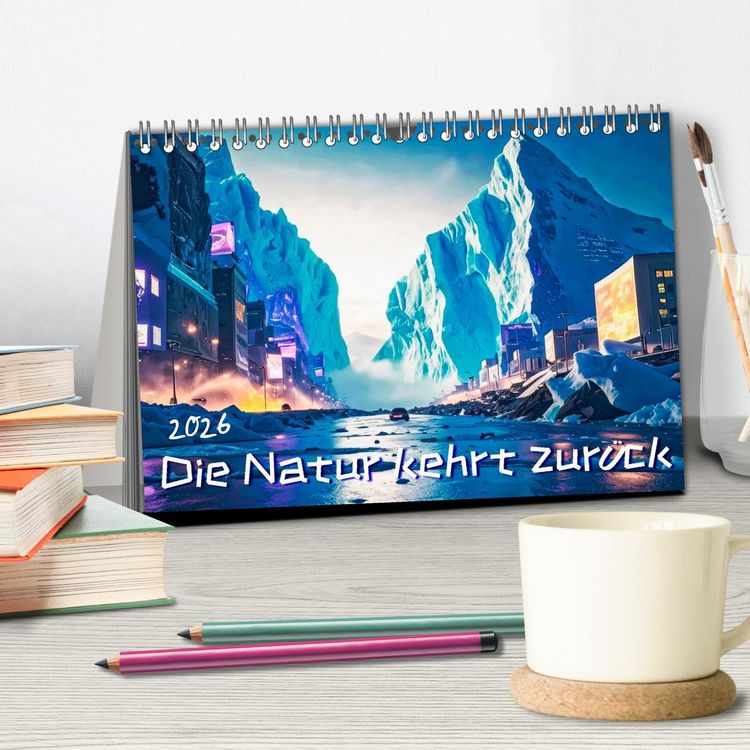 Produktbild: Die Natur kehrt zur&uuml;ck (Tischkalender 2026 DIN A5 quer), CALVENDO Monatskalender