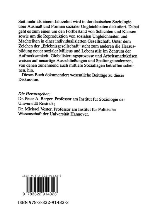 Produktbild: Alte Ungleichheiten Neue Spaltungen