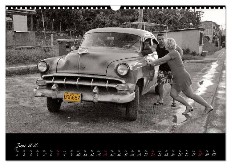 Produktbild: Kuba und die Oldtimer (Wandkalender 2026 DIN A3 quer), CALVENDO Monatskalender
