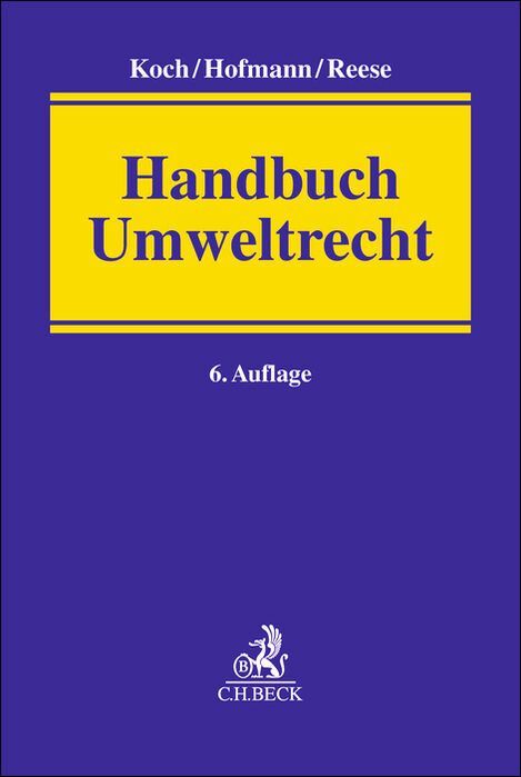 Produktbild: Handbuch Umweltrecht
