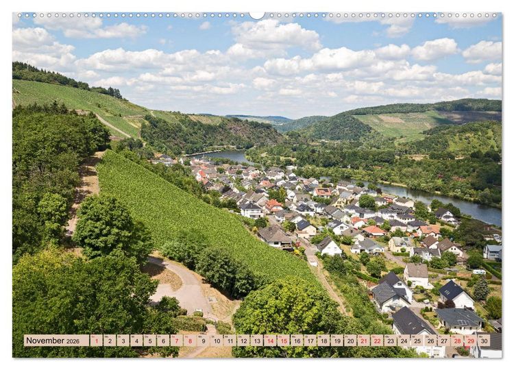 Produktbild: Idyllisches Saarburg (hochwertiger Premium Wandkalender 2026 DIN A2 quer), Kunstdruck in Hochglanz