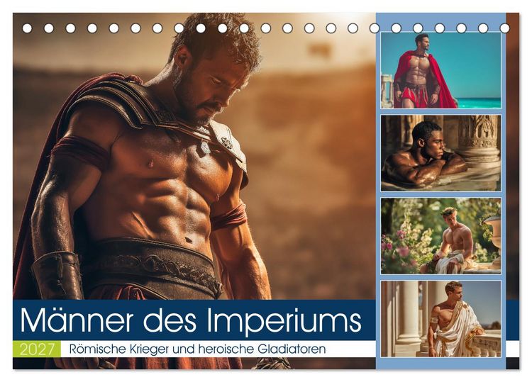 Produktbild: M&auml;nner des Imperiums (Tischkalender 2027 DIN A5 quer), CALVENDO Monatskalender