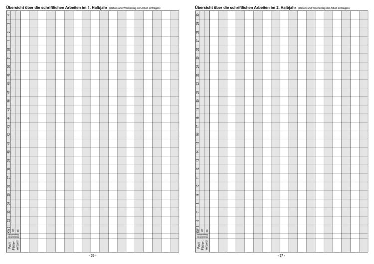 Produktbild: Klassenbuch "Standard", Umschlagfarbe: gelb