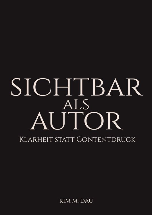 Produktbild: Sichtbar als Autor