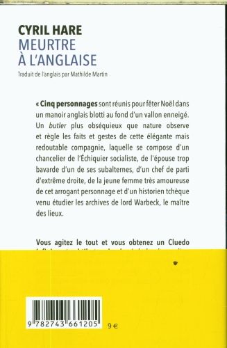 Produktbild: Meurtre &agrave; l'anglaise