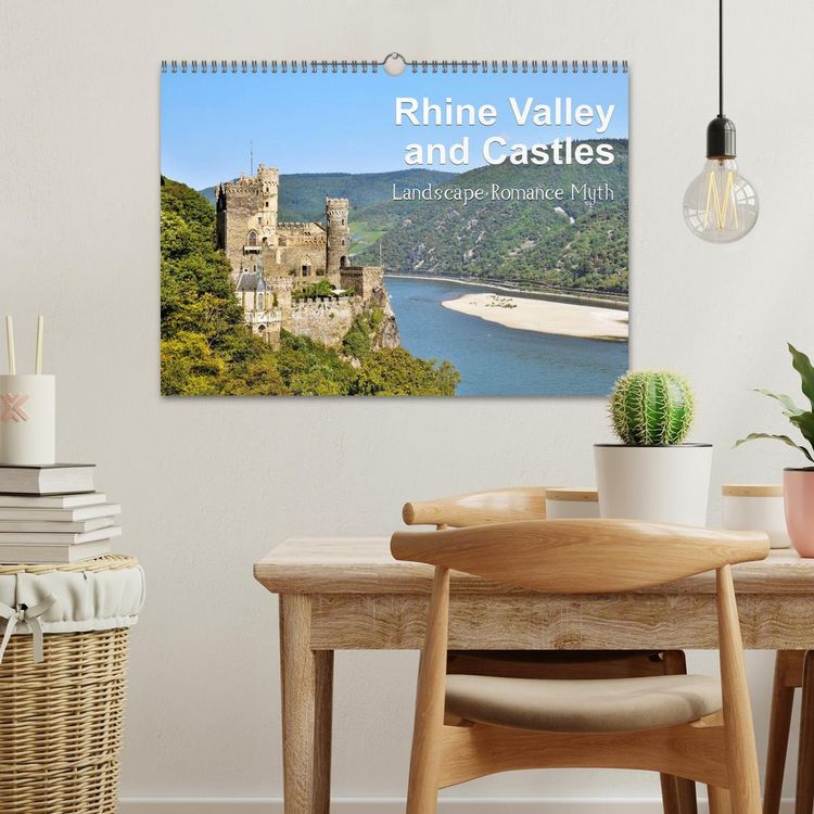 Produktbild: Rhine Valley and Castles (Wall Calendar 2026 DIN A3 landscape), CALVENDO 12 Month Wall Calendar
