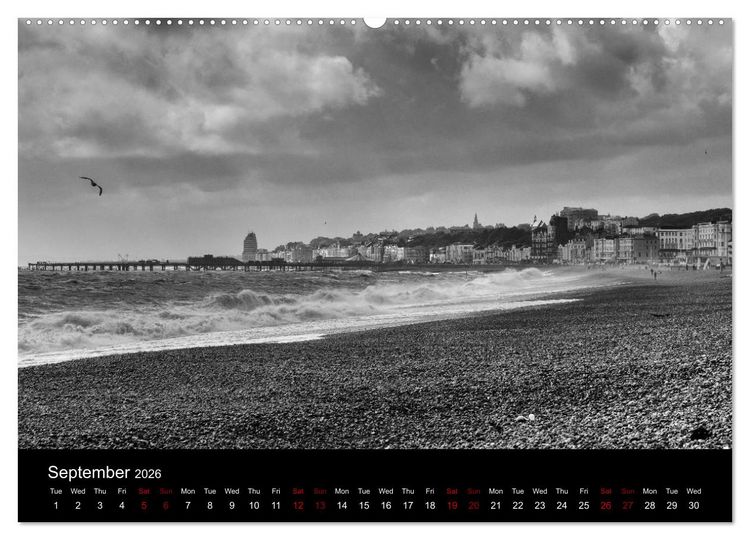 Produktbild: Photographs of Hastings and St Leonards (High Quality Premium Wall Calendar 2026 DIN A2 landscape),CALVENDO 12 Month Wall Calendar