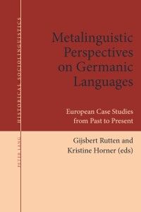 Produktbild: Metalinguistic Perspectives on Germanic Languages