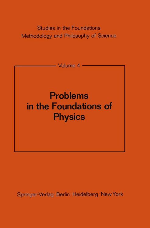 Produktbild: Problems in the Foundations of Physics