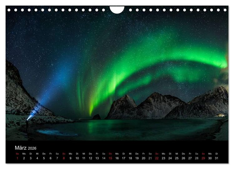 Produktbild: Sternensucher - Landschaft unter Sternen (Wandkalender 2026 DIN A4 quer), CALVENDO Monatskalender