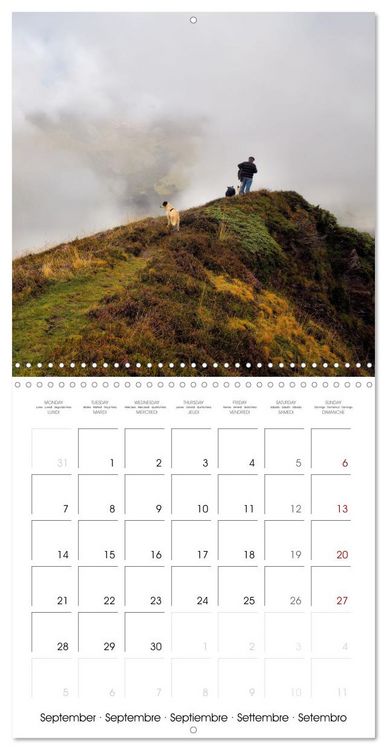 Produktbild: Deux &eacute;t&eacute;s en Vall&eacute;e d'Ossau (Calendrier mural carr&eacute; 2026 30x30 cm) Calendrier double avec une page pour vos prises de notes