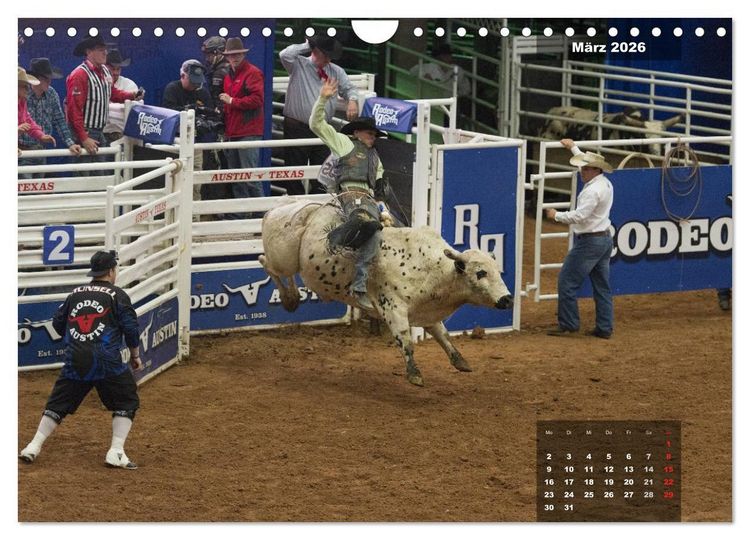 Produktbild: Faszination Rodeo (Wandkalender 2026 DIN A4 quer), CALVENDO Monatskalender