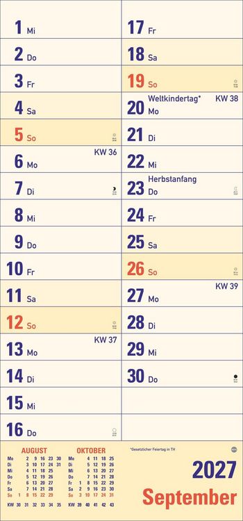Produktbild: Gro&szlig;druck Planer 2027
