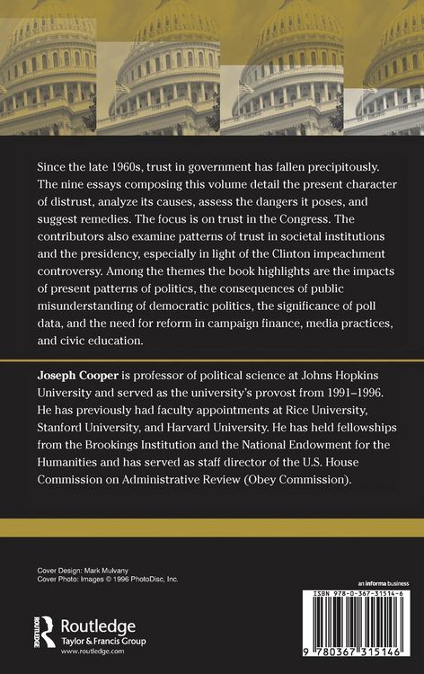 Produktbild: Congress and the Decline of Public Trust