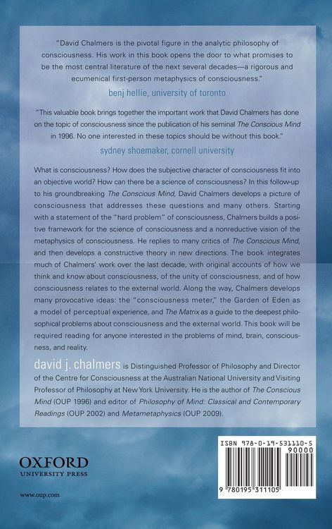 Produktbild: The Character of Consciousness