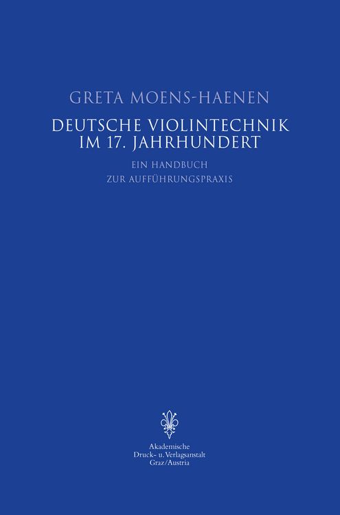 Produktbild: Deutsche Violintechnik im 17. Jahrhundert