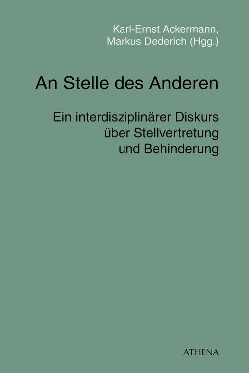 Produktbild: An Stelle des Anderen