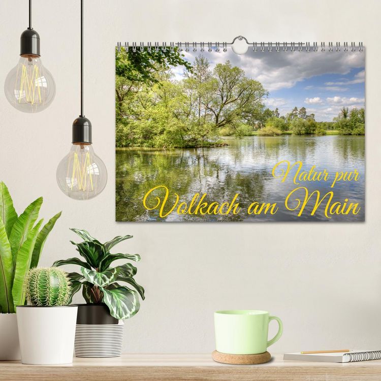 Produktbild: Natur pur - Volkach am Main (Wandkalender 2026 DIN A4 quer), CALVENDO Monatskalender