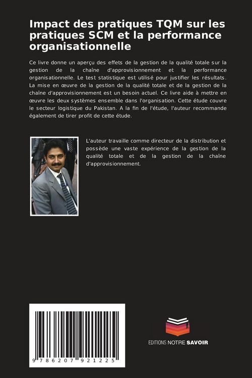 Produktbild: Impact des pratiques TQM sur les pratiques SCM et la performance organisationnelle