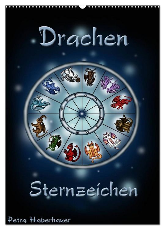 Produktbild: Drachen-Sternzeichen (Wandkalender 2026 DIN A2 hoch), CALVENDO Monatskalender