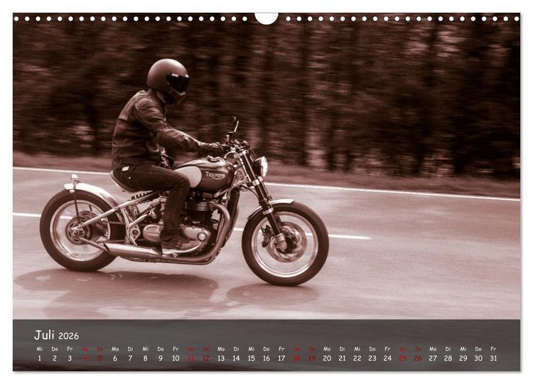 Produktbild: Custombikes 2026 (Wandkalender 2026 DIN A3 quer), CALVENDO Monatskalender