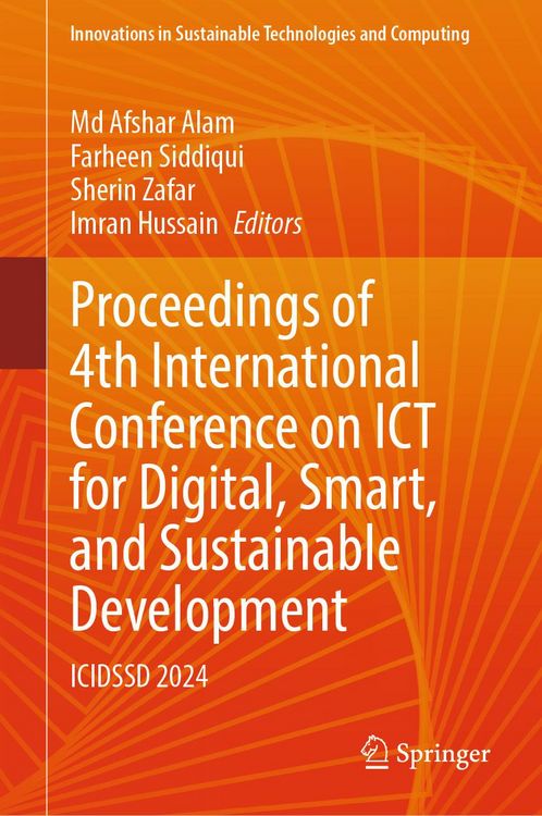 Produktbild: Proceedings of 4th International Conference on ICT for Digital, Smart, and Sustainable Development