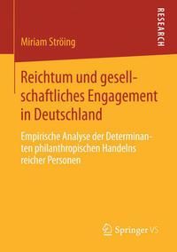 Produktbild: Reichtum und gesellschaftliches Engagement in Deutschland