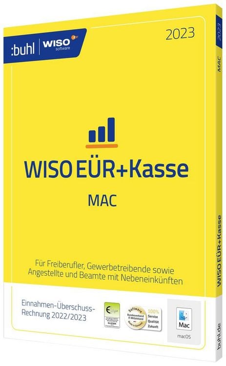 Produktbild: WISO E&Uuml;R+Kasse Mac 2023