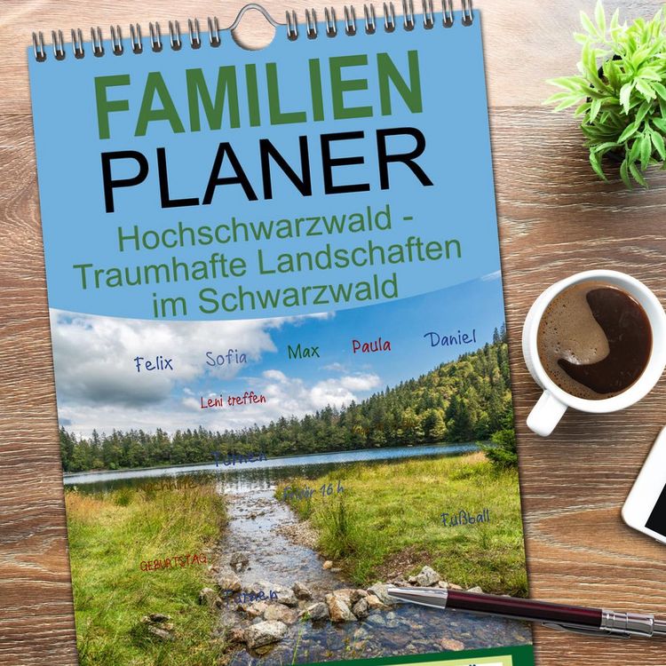 Produktbild: Familienplaner 2026 - Hochschwarzwald - Traumhafte Landschaften im Schwarzwald mit 5 Spalten (Wandkalender, 21 x 45 cm) CALVENDO