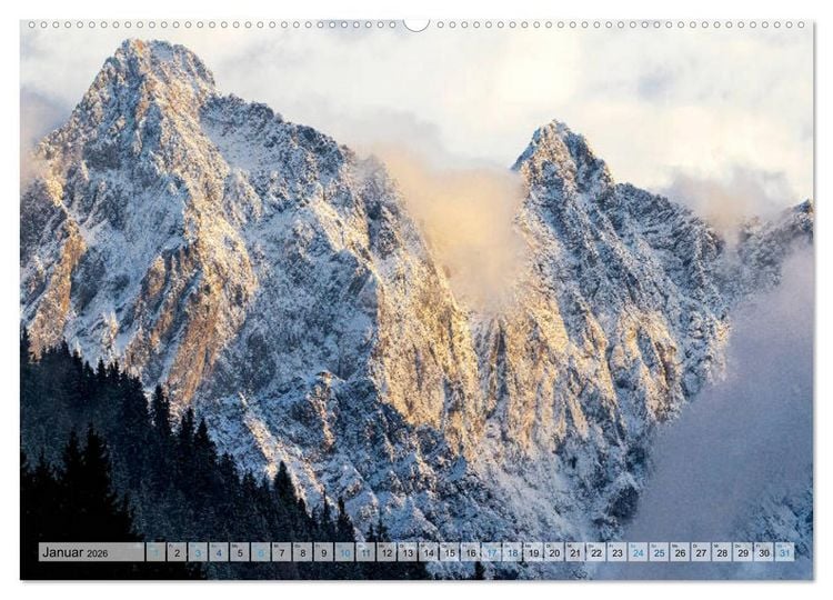 Produktbild: &Ouml;sterreich Berg und See (hochwertiger Premium Wandkalender 2026 DIN A2 quer), Kunstdruck in Hochglanz