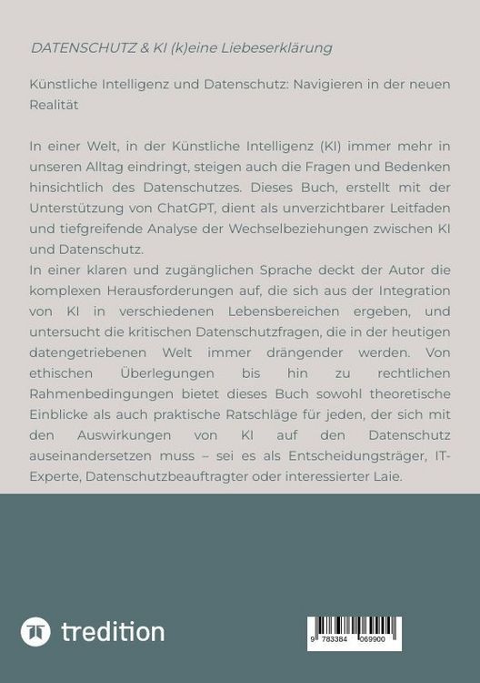 Produktbild: Datenschutz & KI