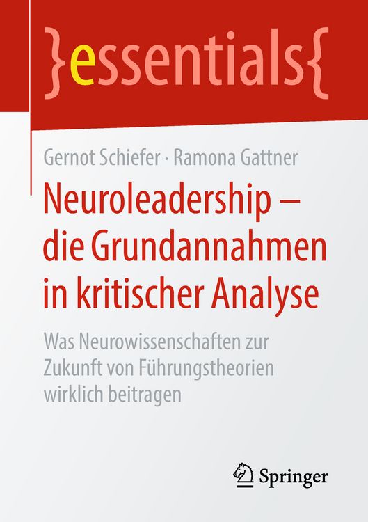 Produktbild: Neuroleadership &ndash; die Grundannahmen in kritischer Analyse