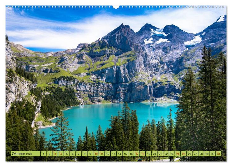 Produktbild: Alpentraum Kandersteg (Wandkalender 2026 DIN A2 quer), CALVENDO Monatskalender