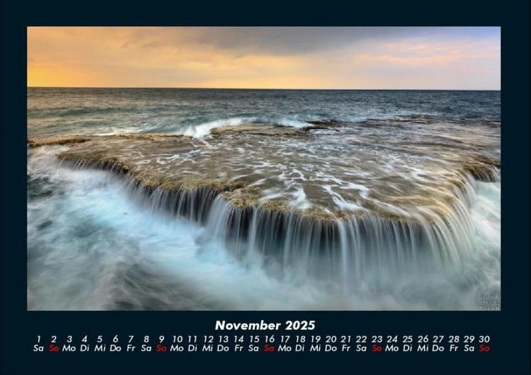Produktbild: Wasserf&auml;lle 2025 Fotokalender DIN A4
