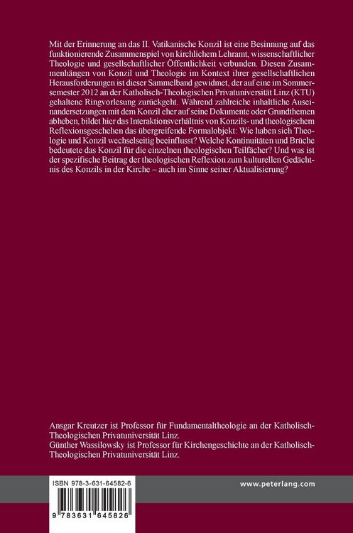 Produktbild: Das II. Vatikanische Konzil und die Wissenschaft der Theologie