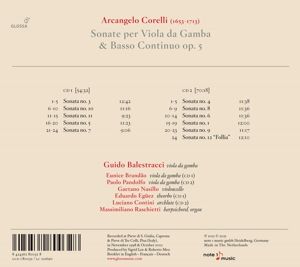 Produktbild: Sonate Per Viola Da Gamba e Basso Continuo,Op. 5