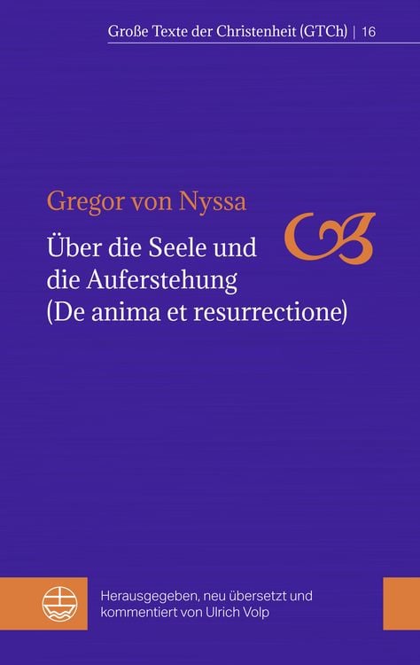 Produktbild: &Uuml;ber die Seele und die Auferstehung (De anima et resurrectione)