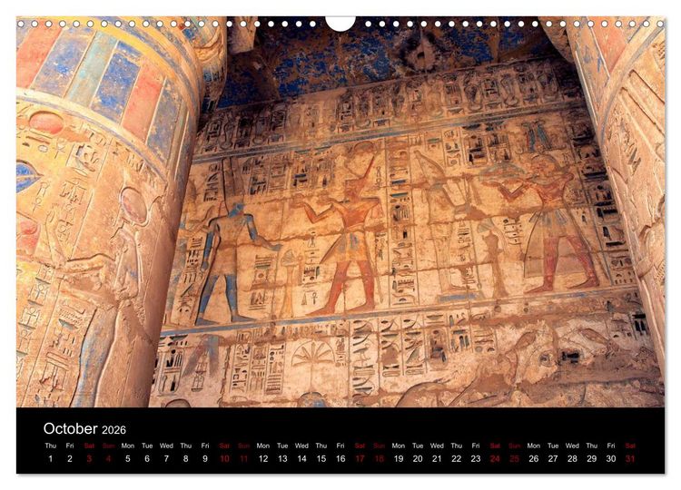 Produktbild: On the trail of the ancient Egypt (Wall Calendar 2026 DIN A3 landscape), CALVENDO 12 Month Wall Calendar
