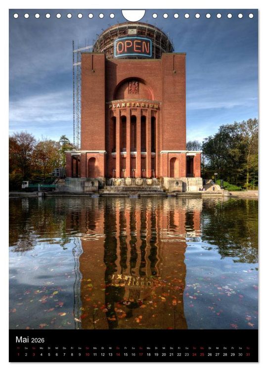 Produktbild: Hamburg im Hochformat (Wandkalender 2026 DIN A4 hoch), CALVENDO Monatskalender