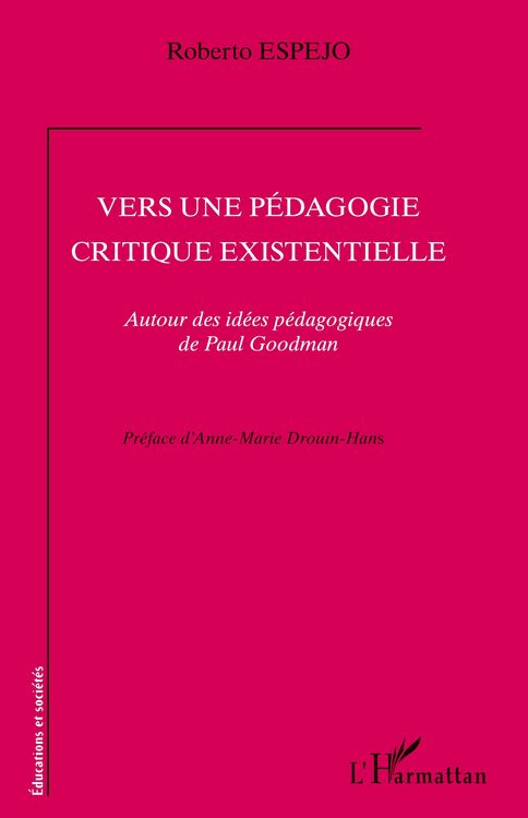 Produktbild: Vers une p&eacute;dagogie critique existentielle