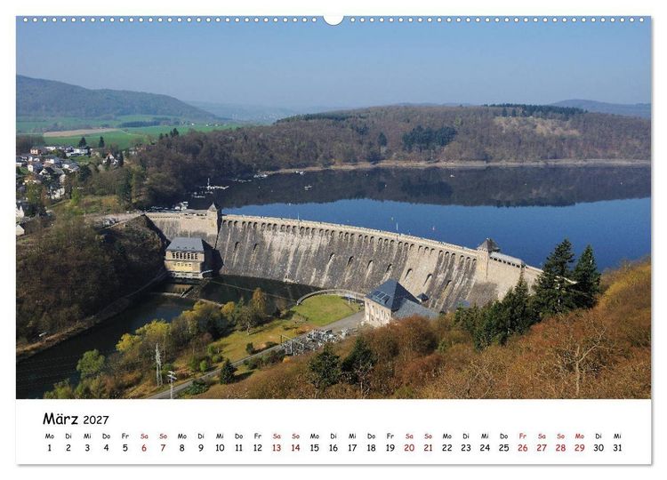 Produktbild: Der Edersee - Das Paradies in Nordhessen (hochwertiger Premium Wandkalender 2027 DIN A2 quer), Kunstdruck in Hochglanz