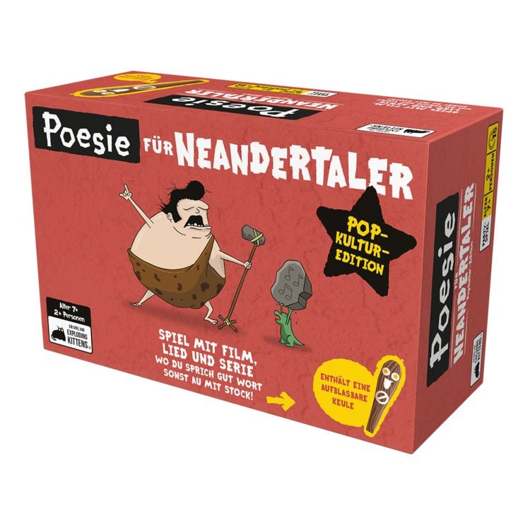 Produktbild: Exploding Kittens - Poesie f&uuml;r Neandertaler: Popkultur-Edition