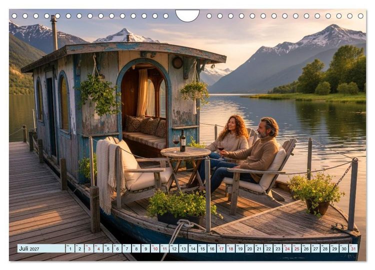 Produktbild: Sanft treibende Urlaubstr&auml;ume (Wandkalender 2027 DIN A4 quer), CALVENDO Monatskalender