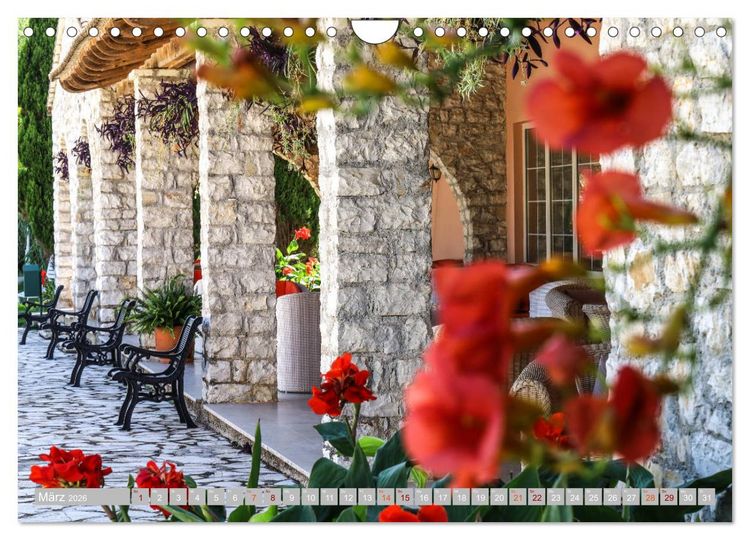 Produktbild: Erholung auf Korfu im St. Georg's Bay Country Club (Wandkalender 2026 DIN A4 quer), CALVENDO Monatskalender