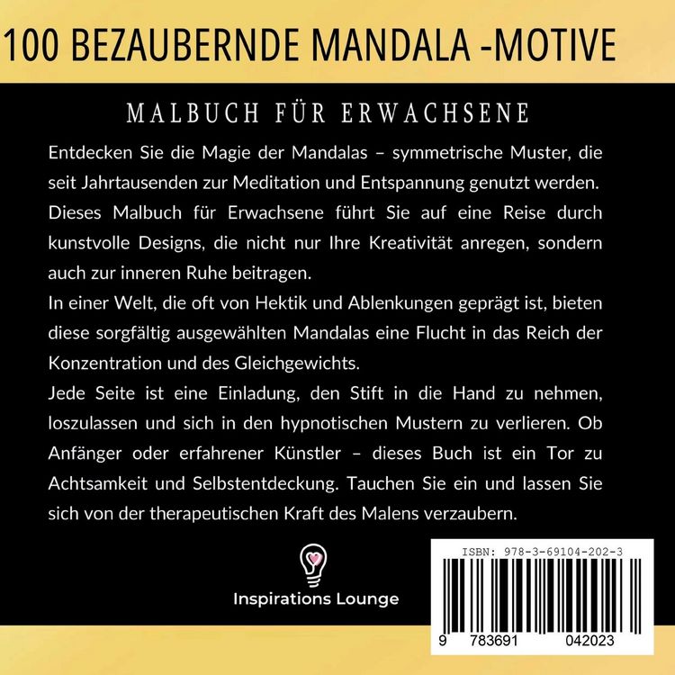Produktbild: 100 bezaubernde Mandala Motive &ndash; Entspannung trifft auf Kreativit&auml;t