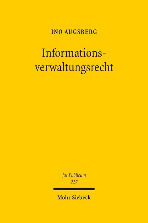 Produktbild: Informationsverwaltungsrecht