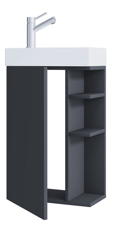 Produktbild: 2-tlg G&auml;ste WC Waschplatz Bad Waschtisch Lumia