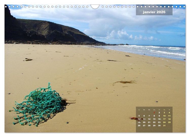 Produktbild: Bretagne Beaux sites du Finist&egrave;re (Calendrier mural 2026 DIN A3 vertical), CALVENDO calendrier mensuel
